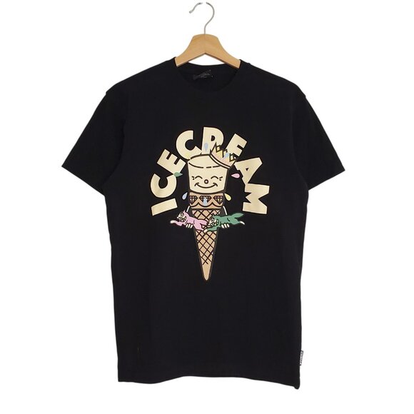Y2k Billionaire Boys Club Icecream graphic shirt black size M - Picture 1 of 6
